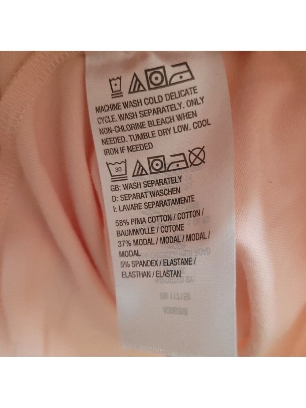 Belle by Kim Gravel Pink Primabelle Knit Twist Hem Top Sz Medium - Picture 6 of 6